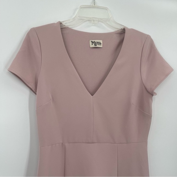 Show Me Your MuMu Geneva Gown Long Maxi Dress size Medium blush Pink bridesmaid - Picture 7 of 12